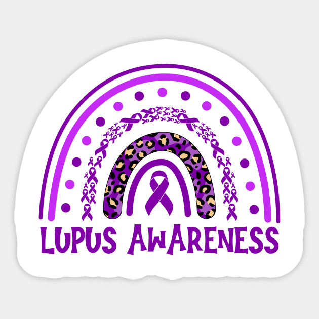 Lupus Awareness Sticker by Geek-Down-Apparel